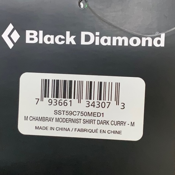 Black Diamond CHAMBRAY MODERNIST SHIRT - Dk Curry - Picture 12 of 15